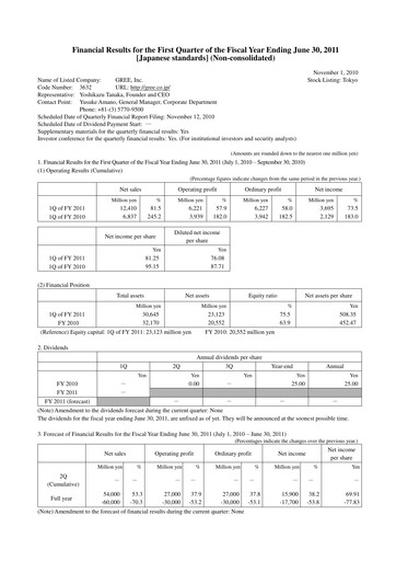 Thumbnail Gree Quarterly Report fy2011-q1