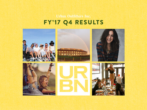 Miniature Urban Outfitters
 Rapport trimestriel 2017-q4