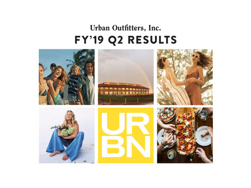 Miniature Urban Outfitters
 Rapport trimestriel 2019-q2