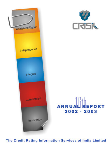 Thumbnail CRISIL
 Annual Report 2002-2003