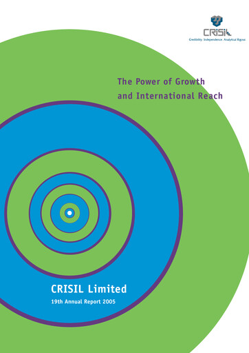 Thumbnail CRISIL
 Annual Report 2005