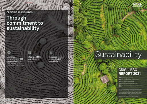 Miniature CRISIL
 Rapport ESG 2021