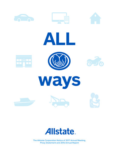 Thumbnail Allstate Annual Report 2016