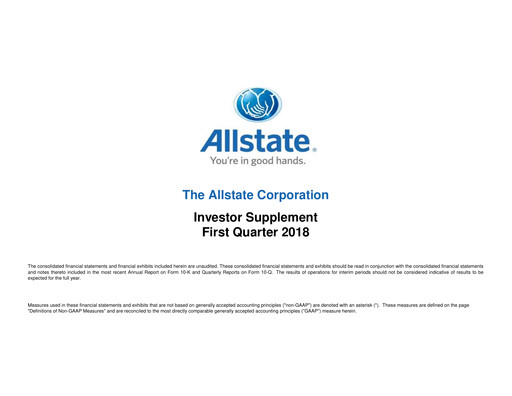 Thumbnail Allstate Quarterly Report 2018-q1