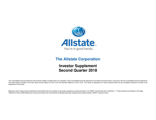 Thumbnail Allstate Quarterly Report 2018-q2