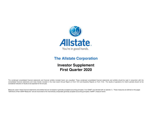 Thumbnail Allstate Quarterly Report 2020-q1