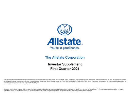 Thumbnail Allstate Quarterly Report 2021-q1