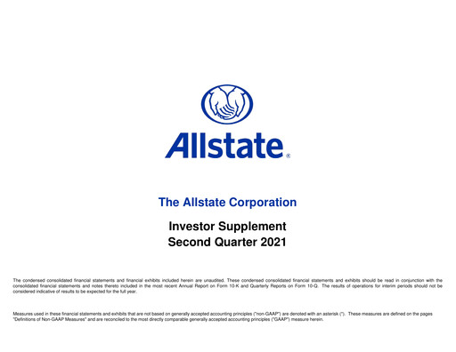 Thumbnail Allstate Quarterly Report 2021-q2