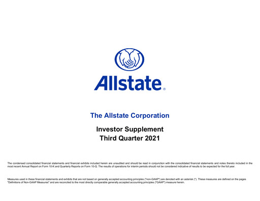 Thumbnail Allstate Quarterly Report 2021-q3