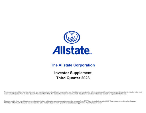 Thumbnail Allstate Quarterly Report 2023-q3