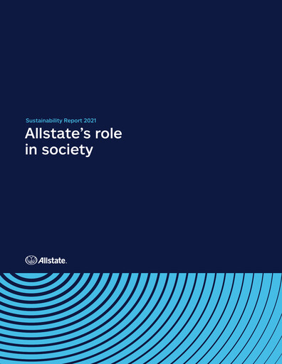 Miniature Allstate Rapport de durabilité 2021
