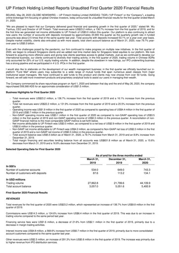 Thumbnail UP Fintech (Tiger Brokers) Quarterly Report 2020-q1