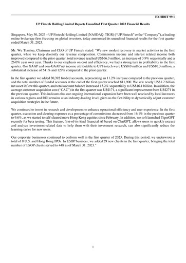Thumbnail UP Fintech (Tiger Brokers) Quarterly Report 2023-q1