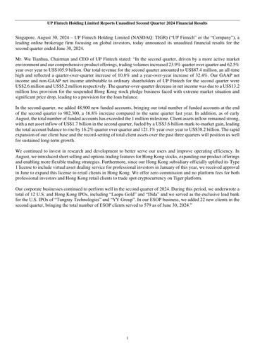 Thumbnail UP Fintech (Tiger Brokers) Quarterly Report 2024-q2