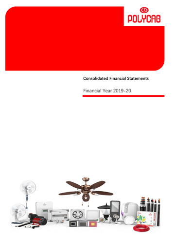 Thumbnail Polycab India
 Financial Statement 2019-2020