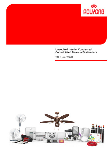 Thumbnail Polycab India
 Quarterly Report 2020-q1
