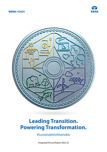 Thumbnail Tata Power
 Annual Report 2022-2023