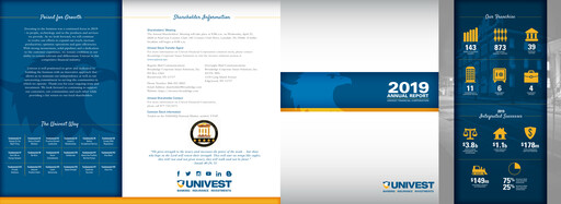 Thumbnail Univest Financial Corporation Annual Report 2019