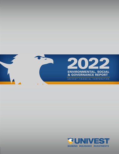 Thumbnail Univest Financial Corporation ESG Report 2022