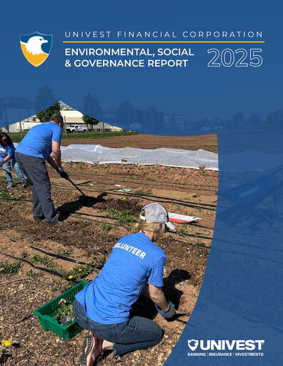 Thumbnail Univest Financial Corporation ESG Report 2025