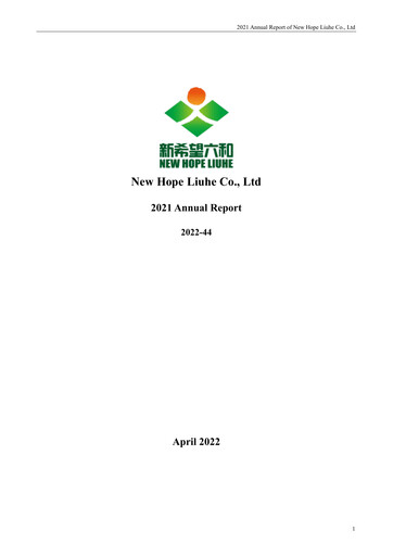 Thumbnail New Hope Liuhe Annual Report 2021