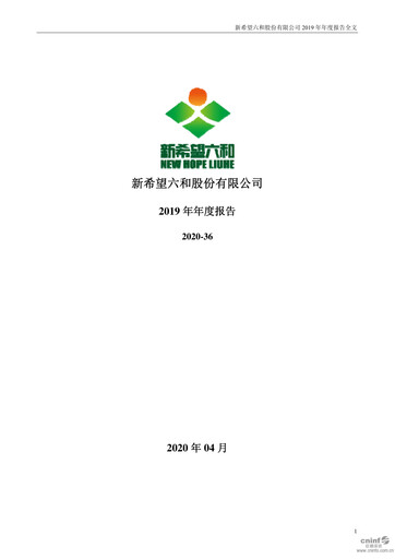 Thumbnail New Hope Liuhe Annual Report 2019