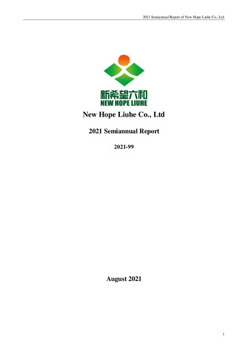 Thumbnail New Hope Liuhe Half-year Report 2021-h1