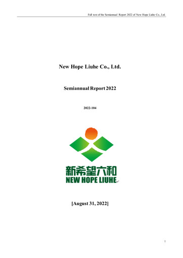 Thumbnail New Hope Liuhe Half-year Report 2022-h1