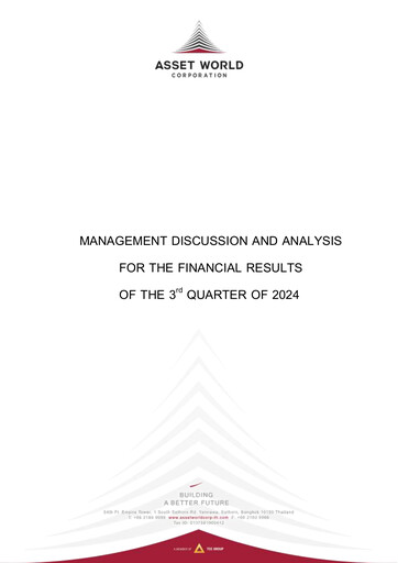 Thumbnail Asset World Corp Quarterly Report 2024-q3