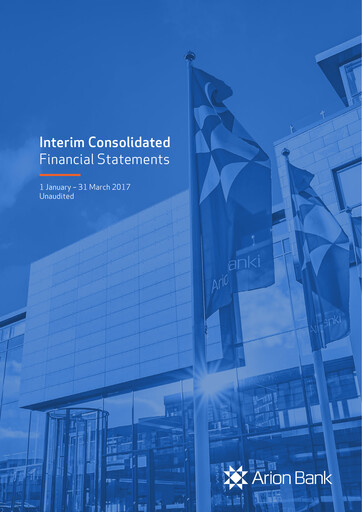 Thumbnail Arion banki Financial Statement 2017-q1