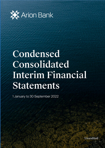 Thumbnail Arion banki Financial Statement 2022-9m