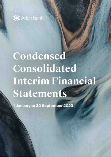Miniature Arion banki Bilan financier 2023-9m