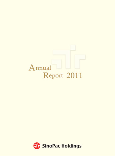 Thumbnail Sinopac Financial Holdings Annual Report 2011