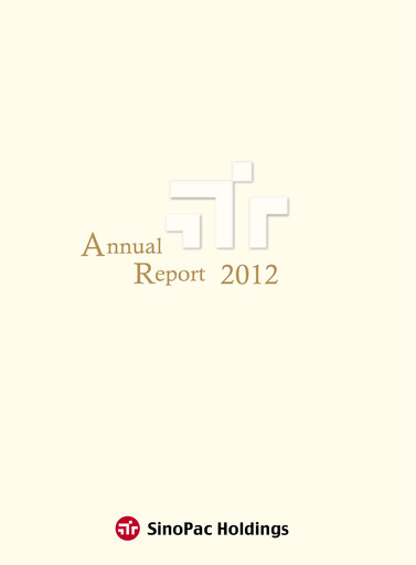 Thumbnail Sinopac Financial Holdings Annual Report 2012