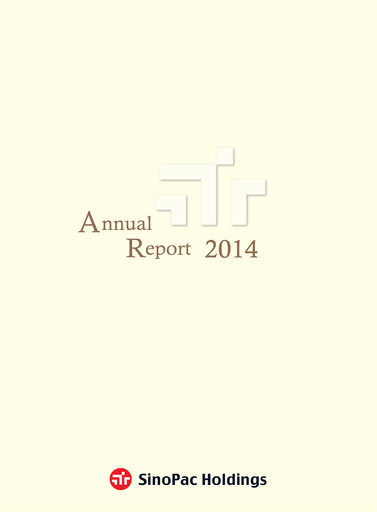 Thumbnail Sinopac Financial Holdings Annual Report 2014