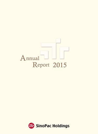 Thumbnail Sinopac Financial Holdings Annual Report 2015