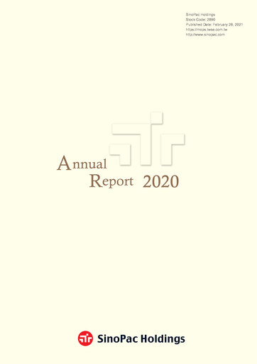 Thumbnail Sinopac Financial Holdings Annual Report 2020