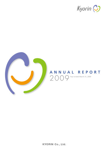 Thumbnail KYORIN Pharmaceutical Annual Report 2009