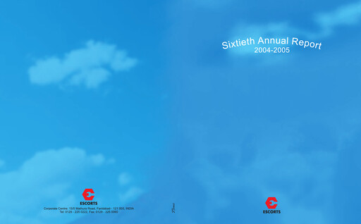 Vorschaubild Escorts Kubota
 Jahresbericht 2004-2005