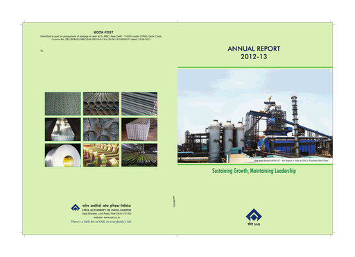 Thumbnail Steel Authority of India Annual Report 2012-2013