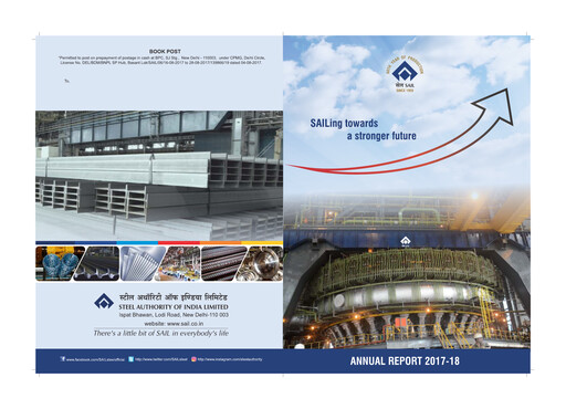 Thumbnail Steel Authority of India Annual Report 2017-2018