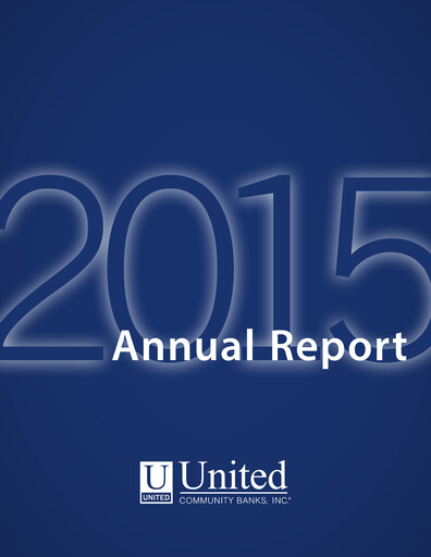 Thumbnail United Community Bank Annual Report 2015