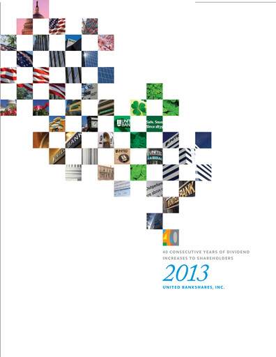 Thumbnail United Bankshares Annual Report 2013