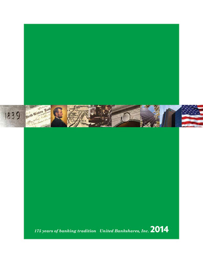 Thumbnail United Bankshares Annual Report 2014