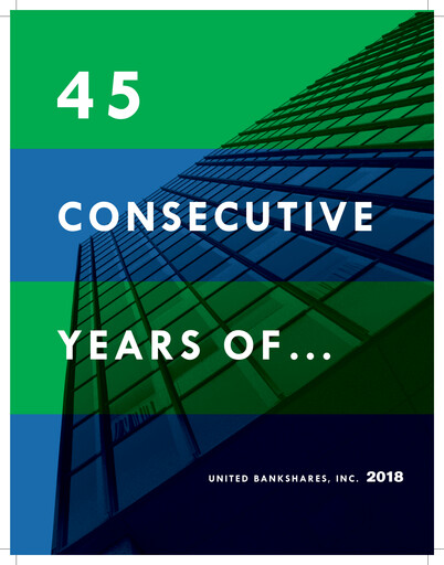 Thumbnail United Bankshares Annual Report 2018