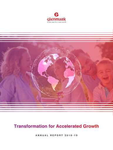 Thumbnail Glenmark Pharmaceuticals
 Annual Report 2018-2019