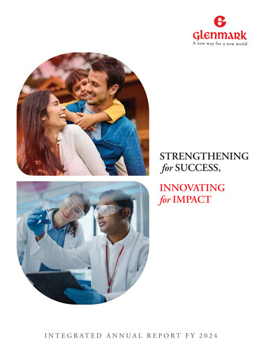 Thumbnail Glenmark Pharmaceuticals
 Annual Report fy2024