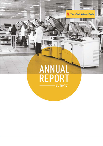 Thumbnail Dr Lal PathLabs
 Annual Report 2016-2017