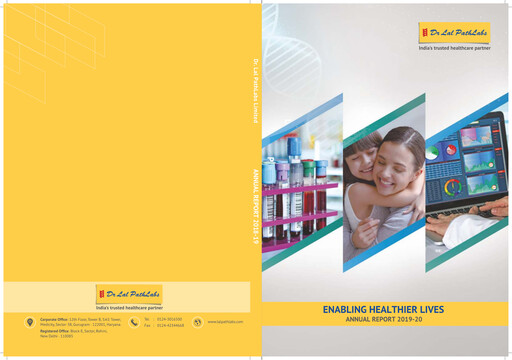 Thumbnail Dr Lal PathLabs
 Annual Report 2019-2020