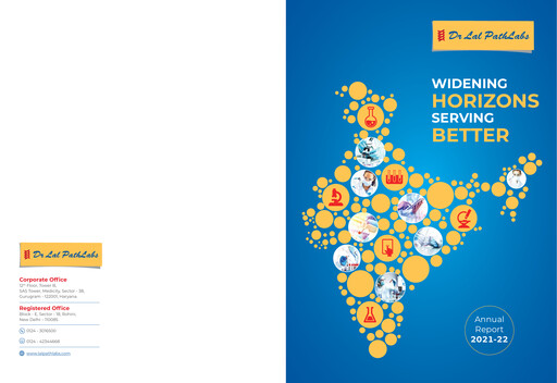 Thumbnail Dr Lal PathLabs
 Annual Report 2021-2022